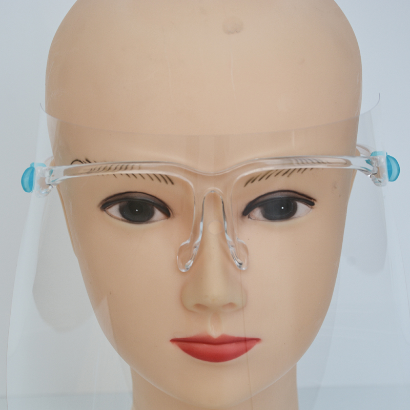 Óculos de proteção especial para proteção facial anti-nevoeiro para restaurantes com 10 escudos