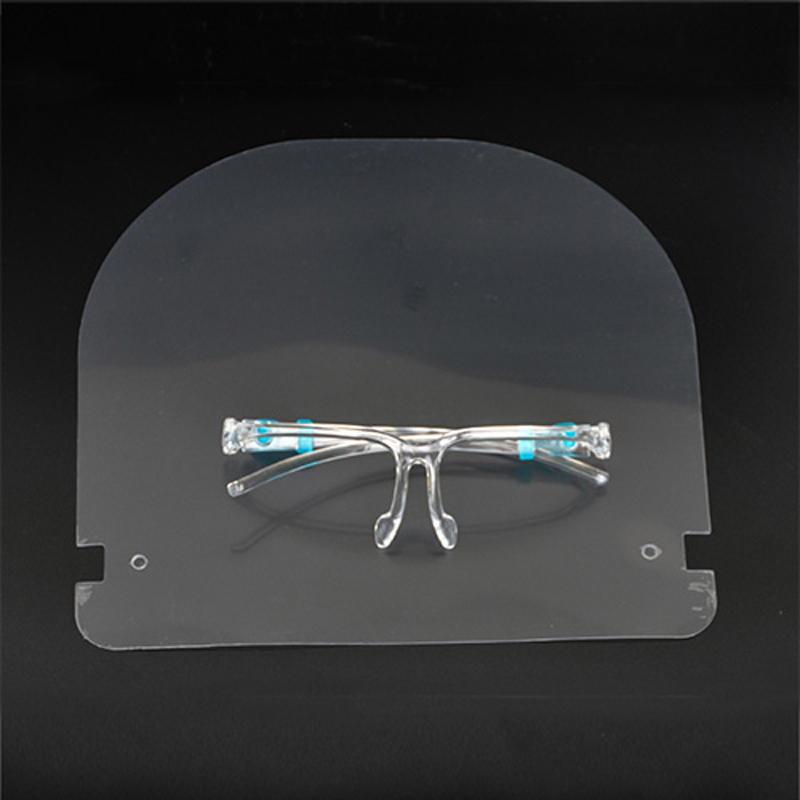 Christmas Winter Transparent Anti Fog Face Shield Visor Transparente Full Face Shields With Transparent Glass Frames