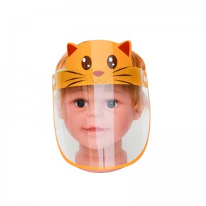 Visor facial protetor de segurança protetor facial Visor protetor facial elástico transparente para crianças