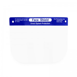 Esponja de proteção facial transparente reutilizável com logotipo personalizado En166