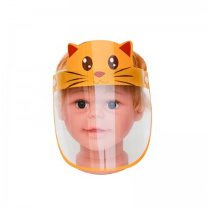 Distribuidor OEM antiembaçante protetor facial de crianças de plástico de isolamento personalizado